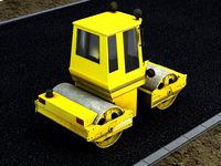 Road Roller construction Leveler grader road repair machine