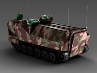 American AAV-7 amphibious vehicle armoured vehicle