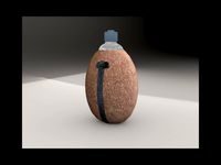 Leather Military Water Bottle