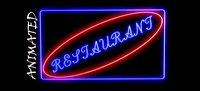 animated neon sign board