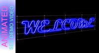 animated neon sign board