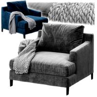 Bellport armchair by Poliform