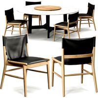 Jens chair Alex table B&B Italia