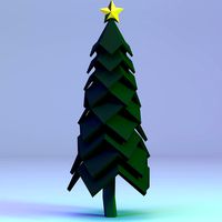 Low Poly Polygon Tree