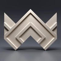 Gypsum 3D panel 18