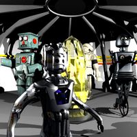 Room full of robots Scene