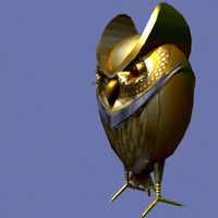 Golden Owl Ornament Jewellery