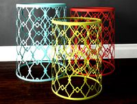Metal Accent Table Set