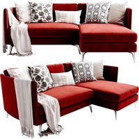 Boconcept osaka 4 chaise lounge