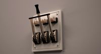 Triple Electric Knife Switch