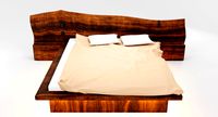 Wooden Hard Massive Bed