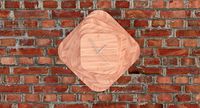 Designer Clock Made of Wood