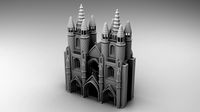 Gothic style castle