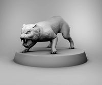 Angry tiger