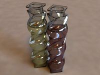TWISTED BOTTLE DECOR A
