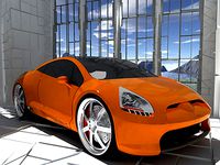 MITSUBISHI ECLIPSE CONCEPT-E AND STAGE PROP B VER. 2007