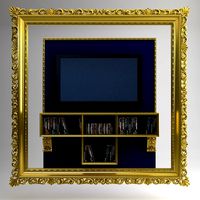 Entertainment Center VISMARA small wall cinema