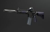 Mk-16 automatic rifle pistol machine gun sniper rifle