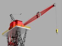 Tower Crane high precision industrial site crane