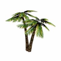 Palm tree - low poly