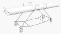 Ambulance stretcher - low poly