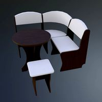 Dining Area corner Sofa04