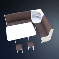 Dining Area corner Sofa03