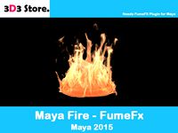 Maya FumeFx Fire