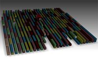 Straddle Carrier and Containers animated