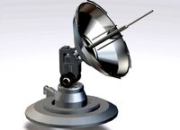 Sci-Fi Parabolic Antenna - High Detail Level