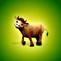 Cartoon cow