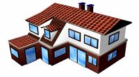 house 023 low poly house