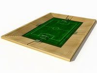 Soccer Field (low polygon)