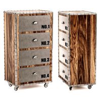 Baxton studio metal drawer