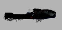 Submarine camouflaged with fish skin - Queen of Depths
