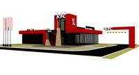 KFC Modern Restaurant Drive Thru