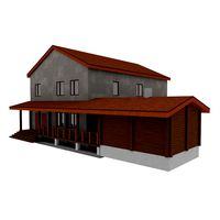 Simple Stone House 3