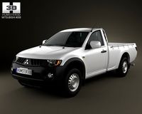 Mitsubishi L200 Triton SingleCab 2011 3D Model