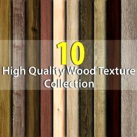 10 High Quality Wood Textures Collection 3D Model