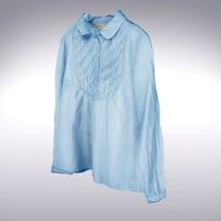 Women's Long Sleeve Top Blue - 3D Scanned