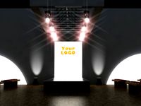 High Detailed 3d Catwalk Stage