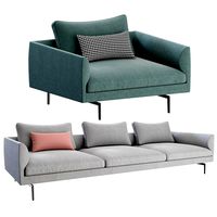 Flamingo Sofa and Arm chair