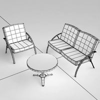 Contemporary Chairs and Table