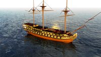 Le Superbe French Ship of Line