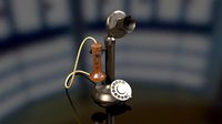 Vintage Old Candlestick Telephone