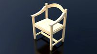 Light Wood Chair Clean Decor