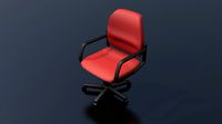 Red Typist Office Chair