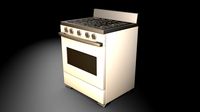 Stove Low Poly