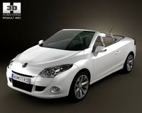 Renault Megane CC 2011 3D Model
