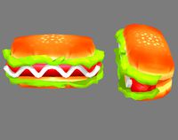 Cartoon Food Hot Dog